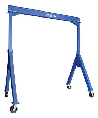 8,000-lbs Capacity Fixed height Steel Gantry Crane - 10'/10' Length/Height